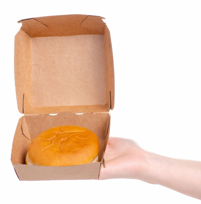 Embalagem para Hambúrguer Personalizada Atacado Aruanã - Embalagem Delivery Hambúrguer