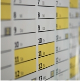 calendário personalizado para empresas cotar Gama
