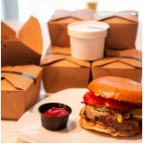 embalagem hambúrguer delivery atacado Lado Norte
