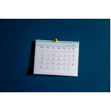 quanto custa calendário personalizado para mesa Pirenópolis